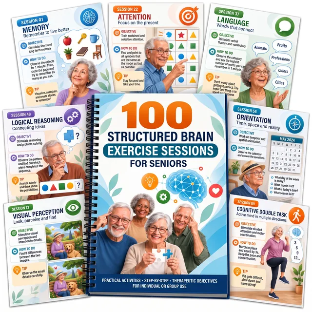 Complete Plan mockup - 100 Brain Fitness Sessions + 4 Bonuses